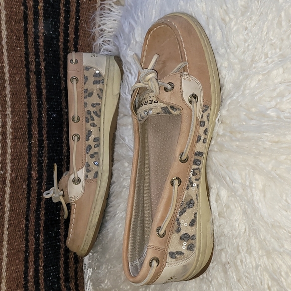 Sperry Top Sider Angelfish cheetah sequins - Picture 7 of 8
